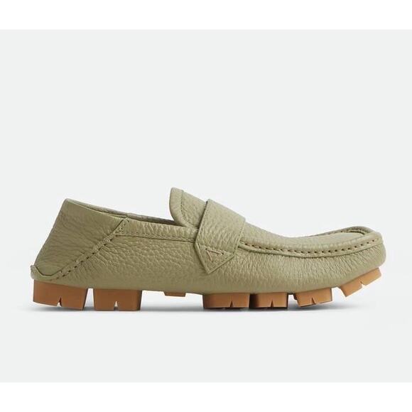 Bottega Veneta Leather Shore Loafer Shoes Travertine 9 US (42) 786809 NIB $990